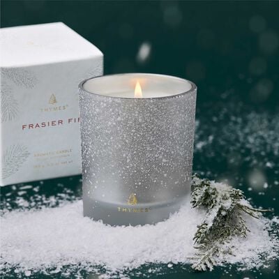 Fraiser Fir Medium Flocked Collection Poured Candle