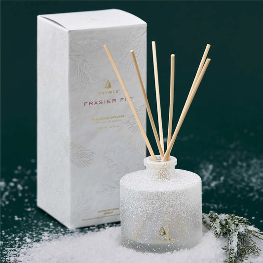 Fraiser Fir Diffuser, Petite Flocked Collection