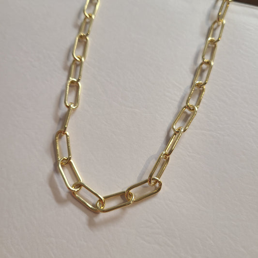 Paper Clip Link Necklace