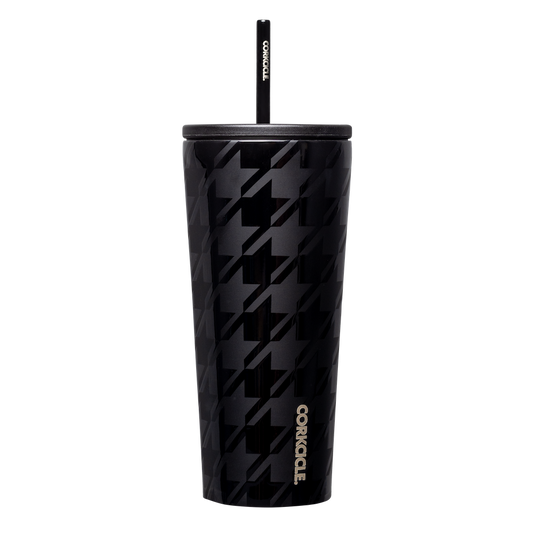 Onyx Houndstooth Corkcicle Cold Cup