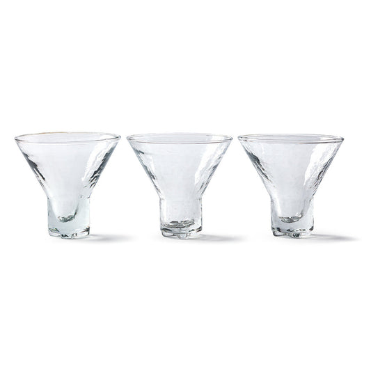 Icon Stemless Martini Glasses