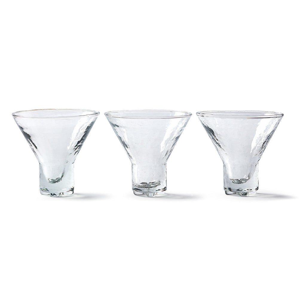 Icon Stemless Martini Glasses