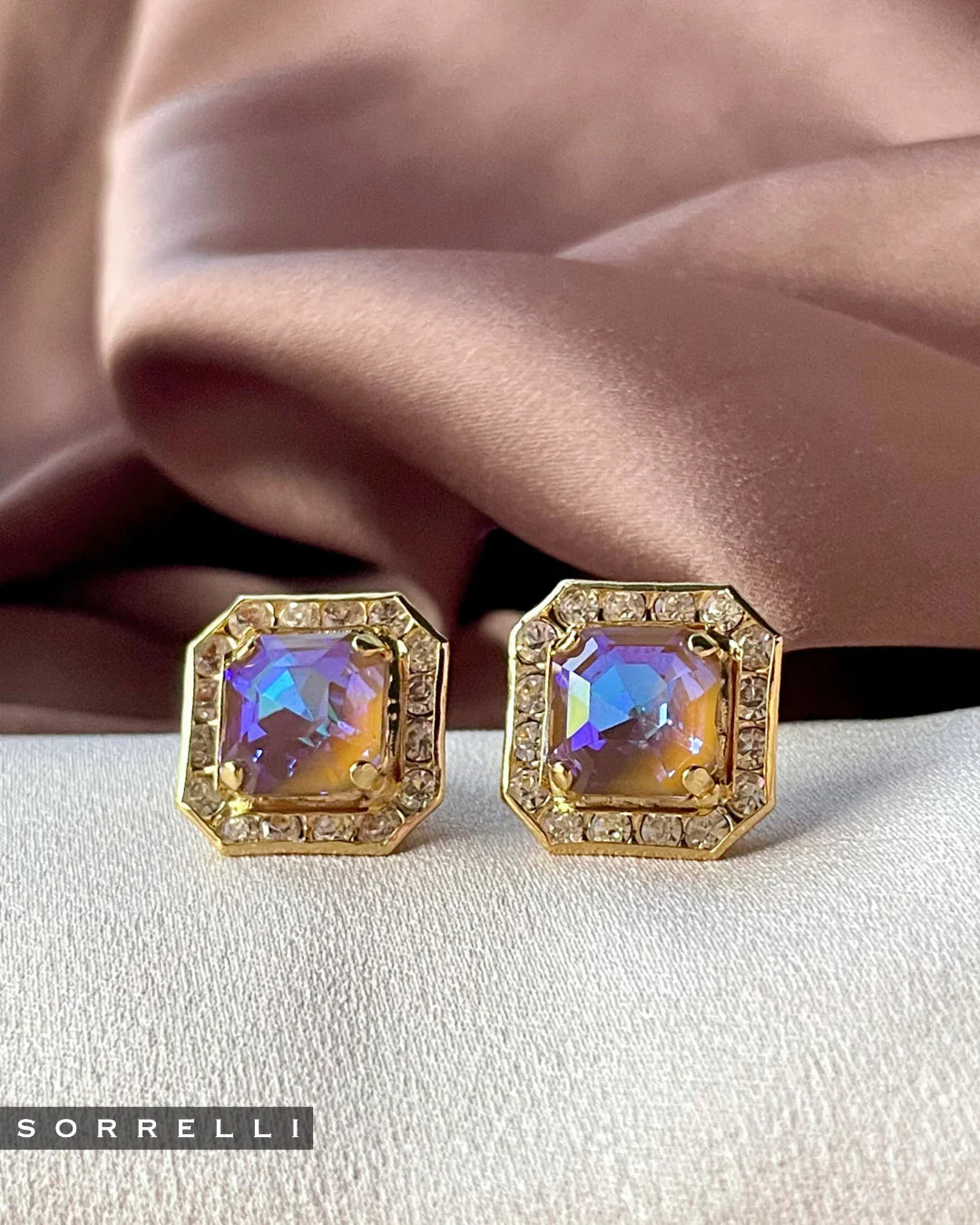 Autumn Stud Earrings- Cappuccino Delite