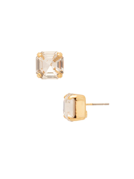 Kirby Stud Earrings- Crystal