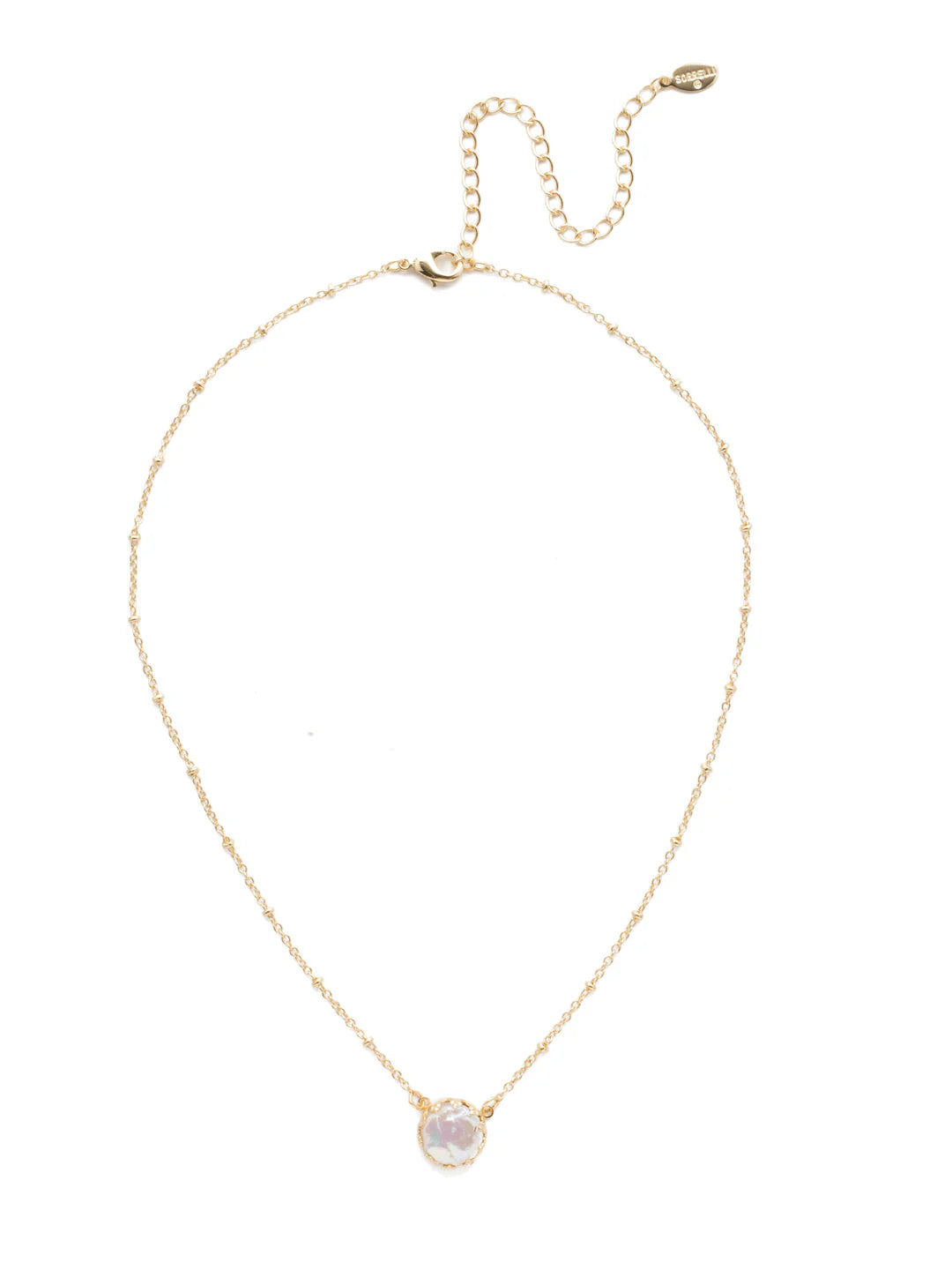 Isabella Pendant Necklace- Modern Pearl