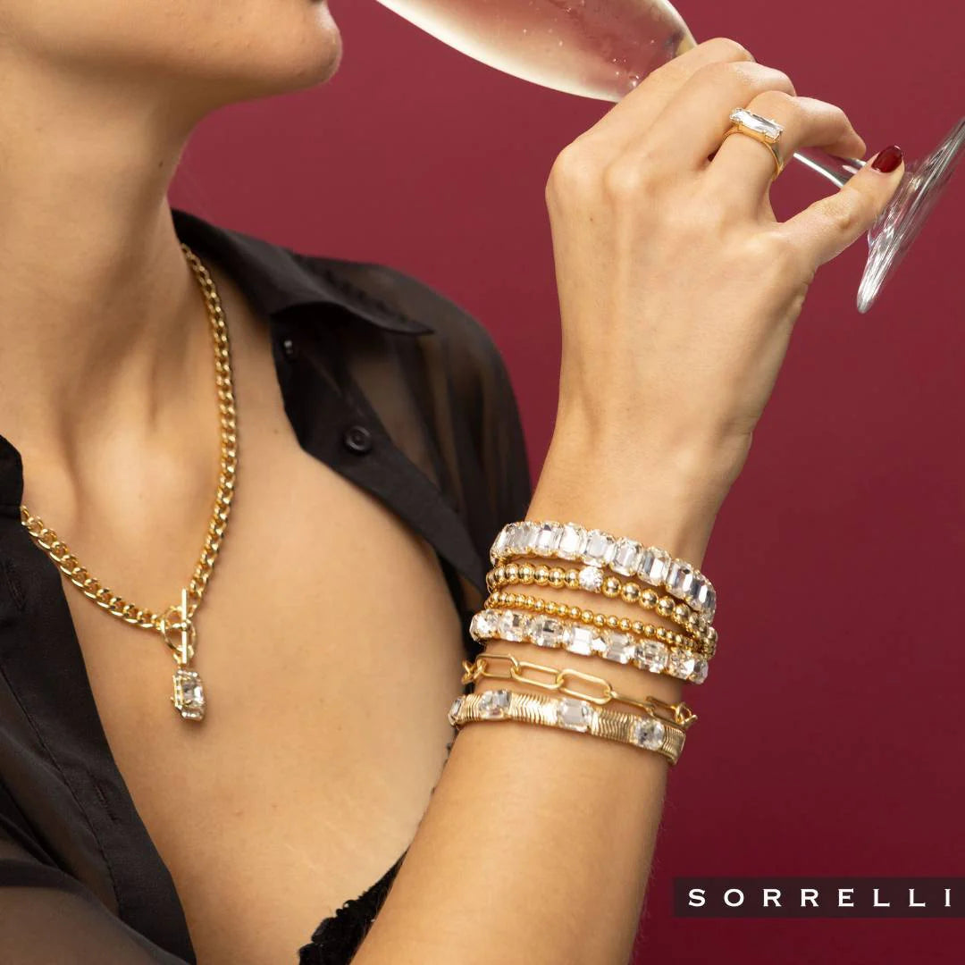 Autumn Pendant Necklace-Crystal