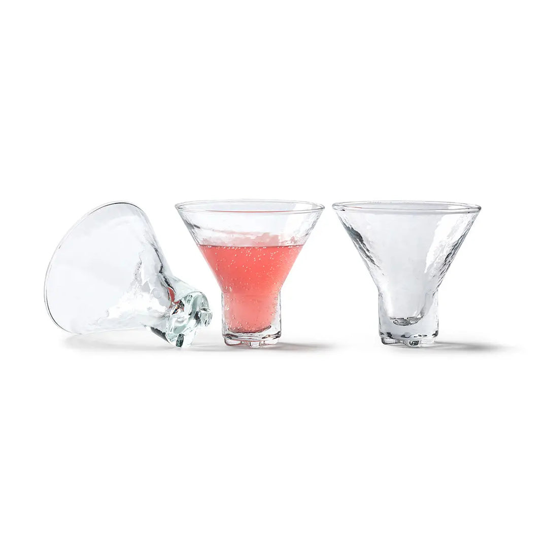 Icon Stemless Martini Glasses