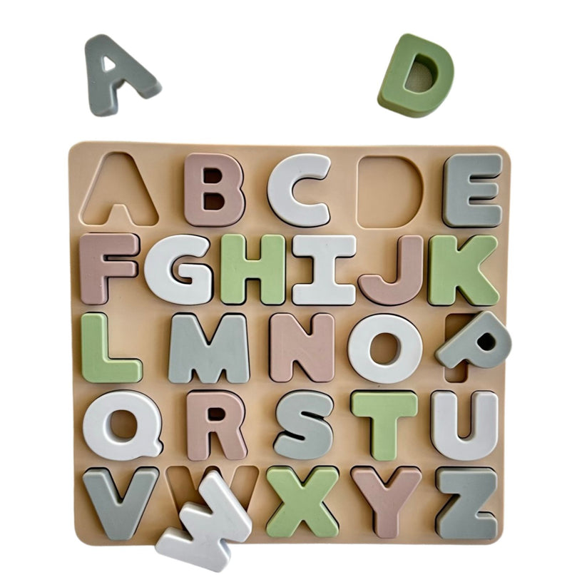 Ali + Oli ABC Soft Silicone Puzzle (27 PC) for Toddlers