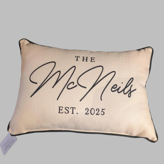 PERSONALIZE ME: Holland Family Name Pillow