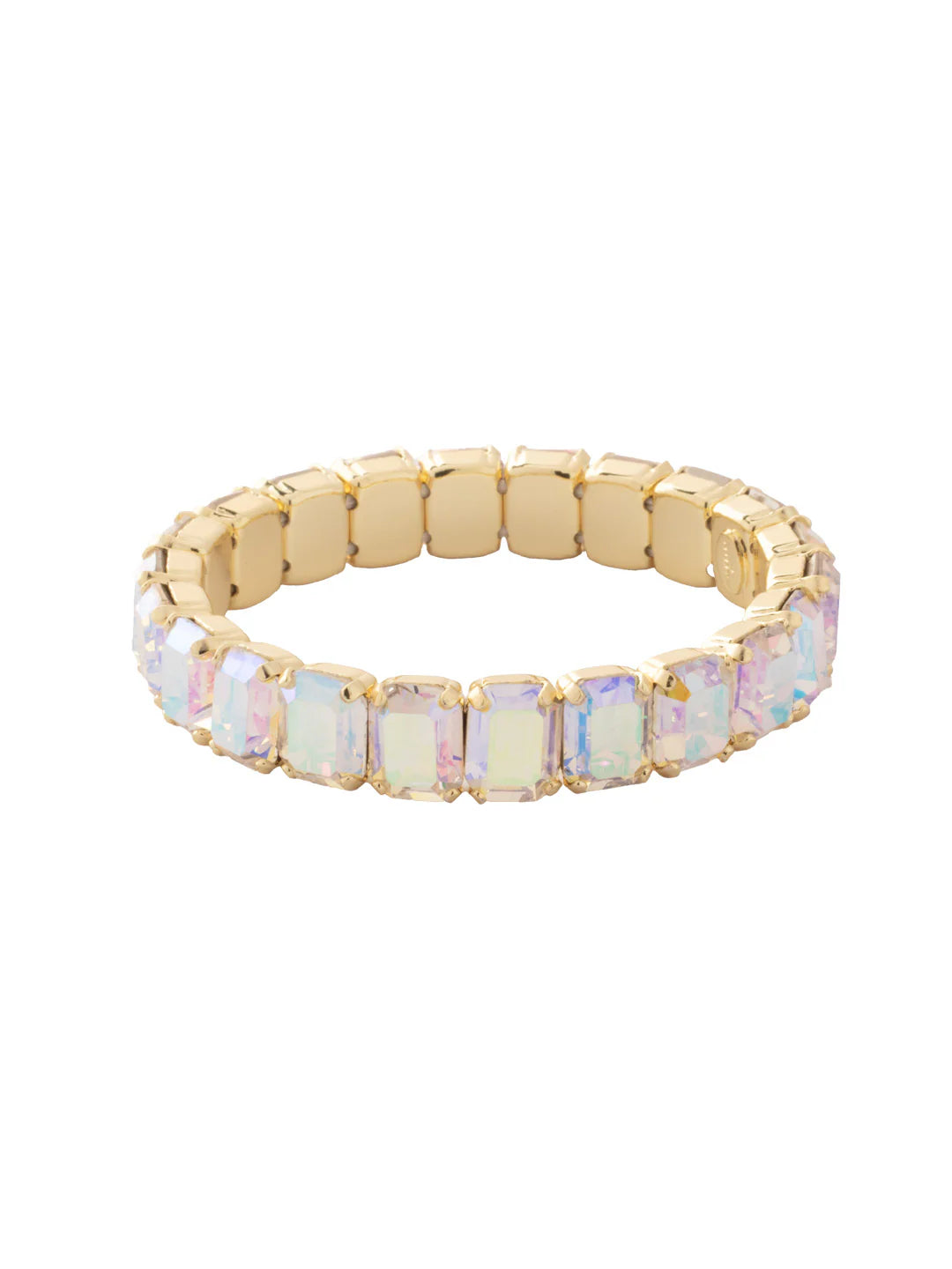 7 Inch Octavia Stretch Bracelet-Crystal Aurora Borealis