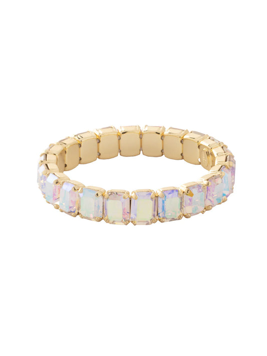 7 Inch Octavia Stretch Bracelet-Crystal Aurora Borealis