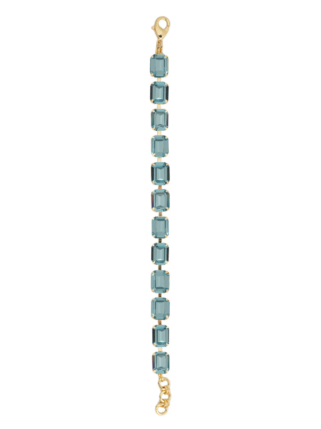 Octavia Repeating Tennis Bracelet-Aquamarine