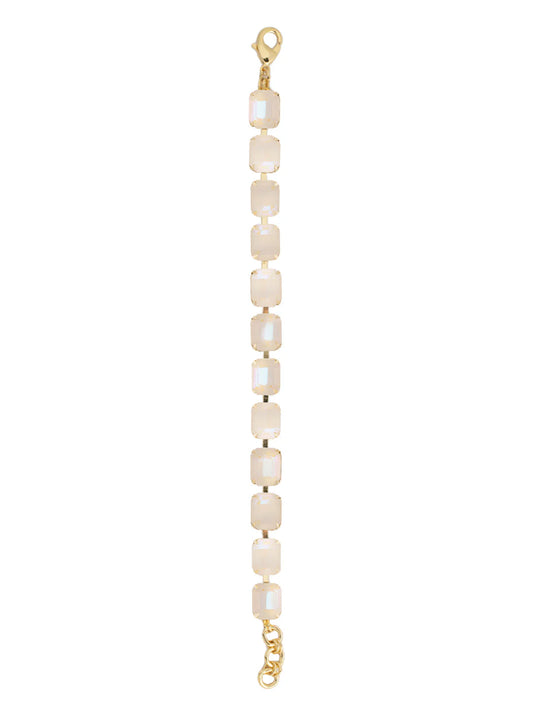 Octavia Repeating Tennis Bracelet- Ultra White