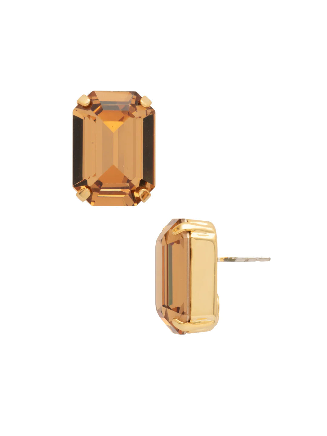Brynn Stud Earrings- Honey Bourbon