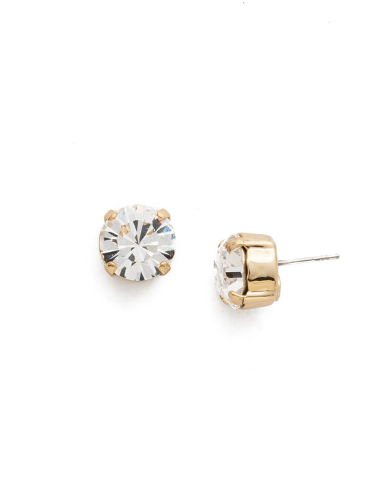 London Stud Earrings -Crystal