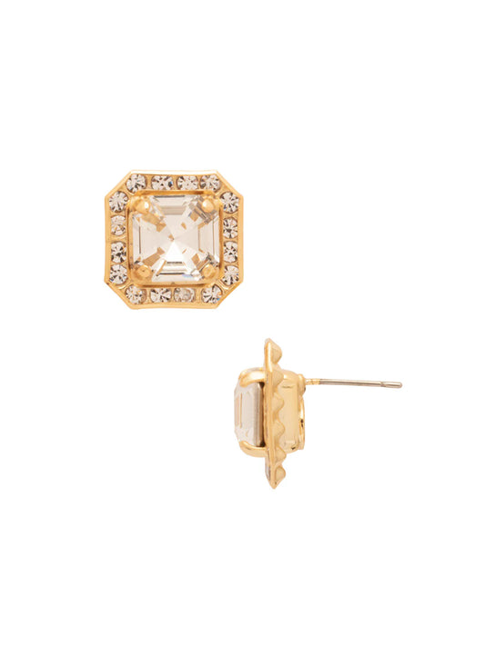Autumn Stud Earrings- Crystal