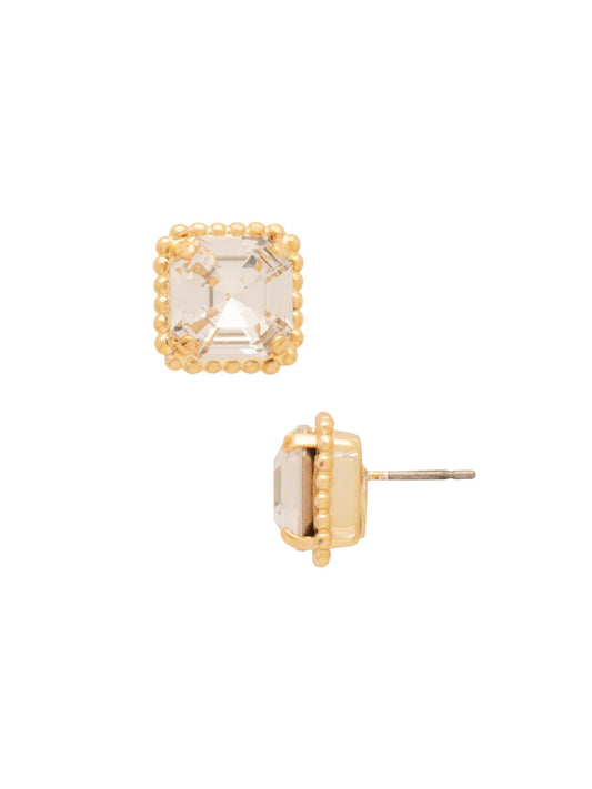 Izzy Decorated Stud Earrings- Crystal