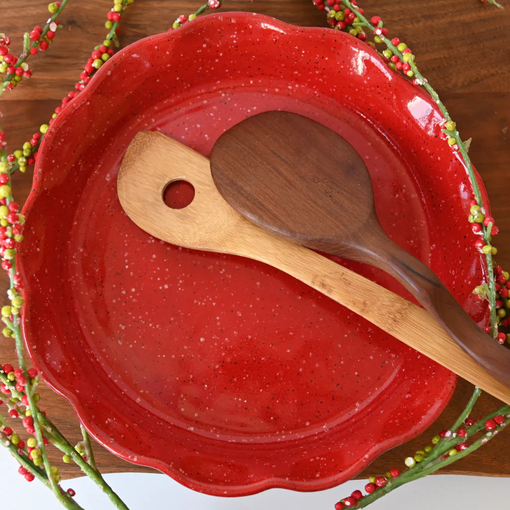 Red Pie Dish