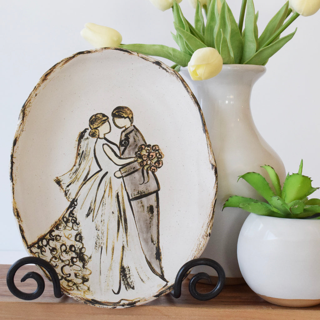 Wedding Vow Platter