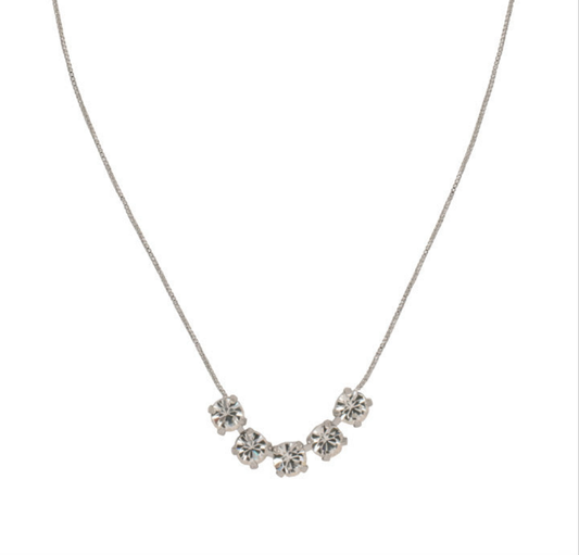 Shaughna Tennis Necklace-Crystal