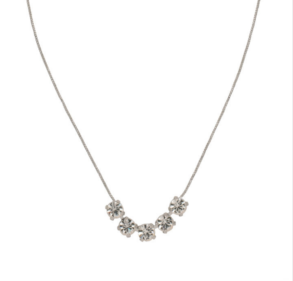 Shaughna Tennis Necklace-Crystal