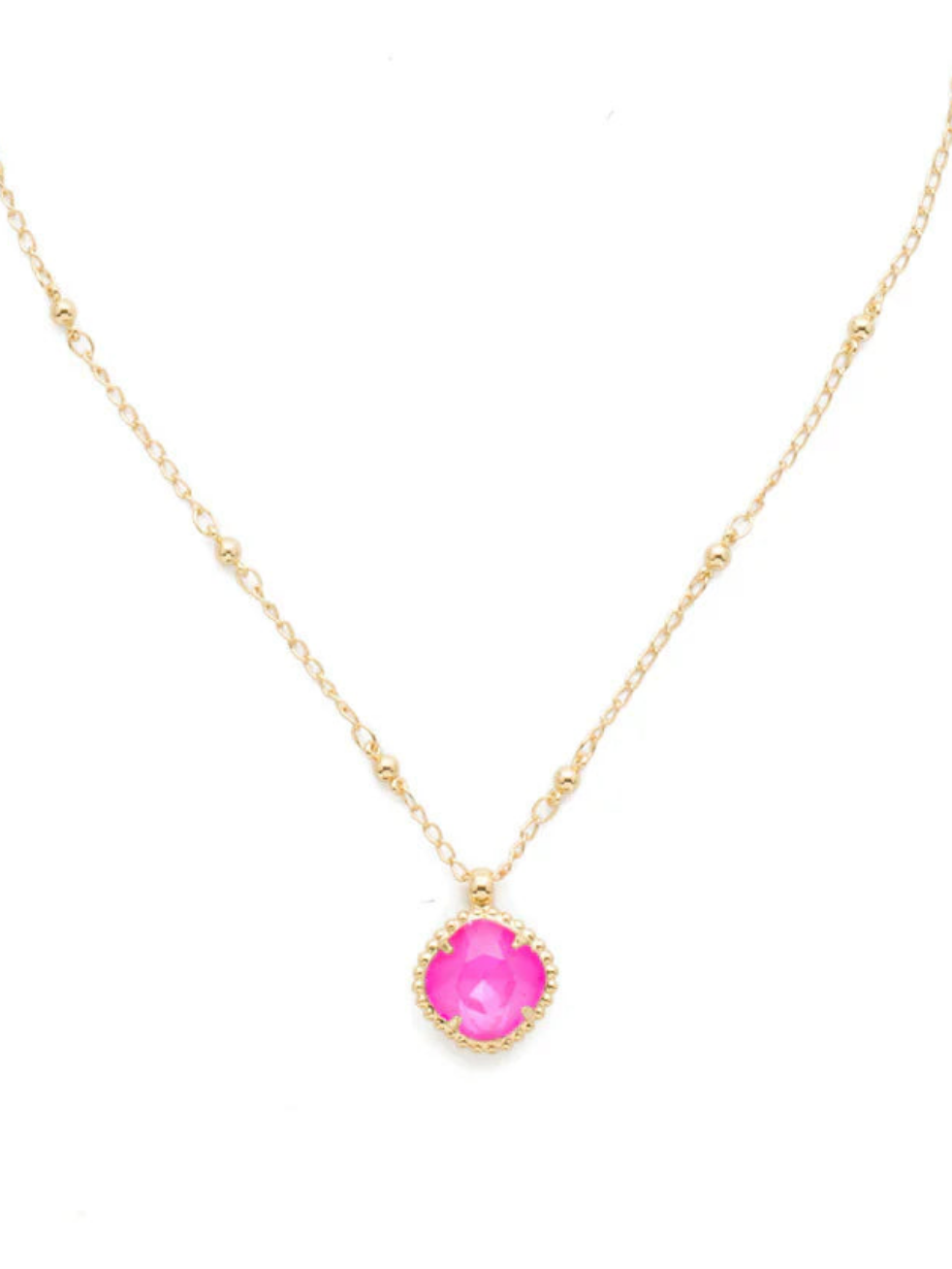 Cushion Cut Pendant Necklaces