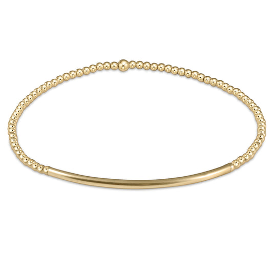 Enewton Classic Gold 2mm Bracelet- Bliss Bar