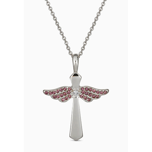 Maya J Angel Birthstone Necklace