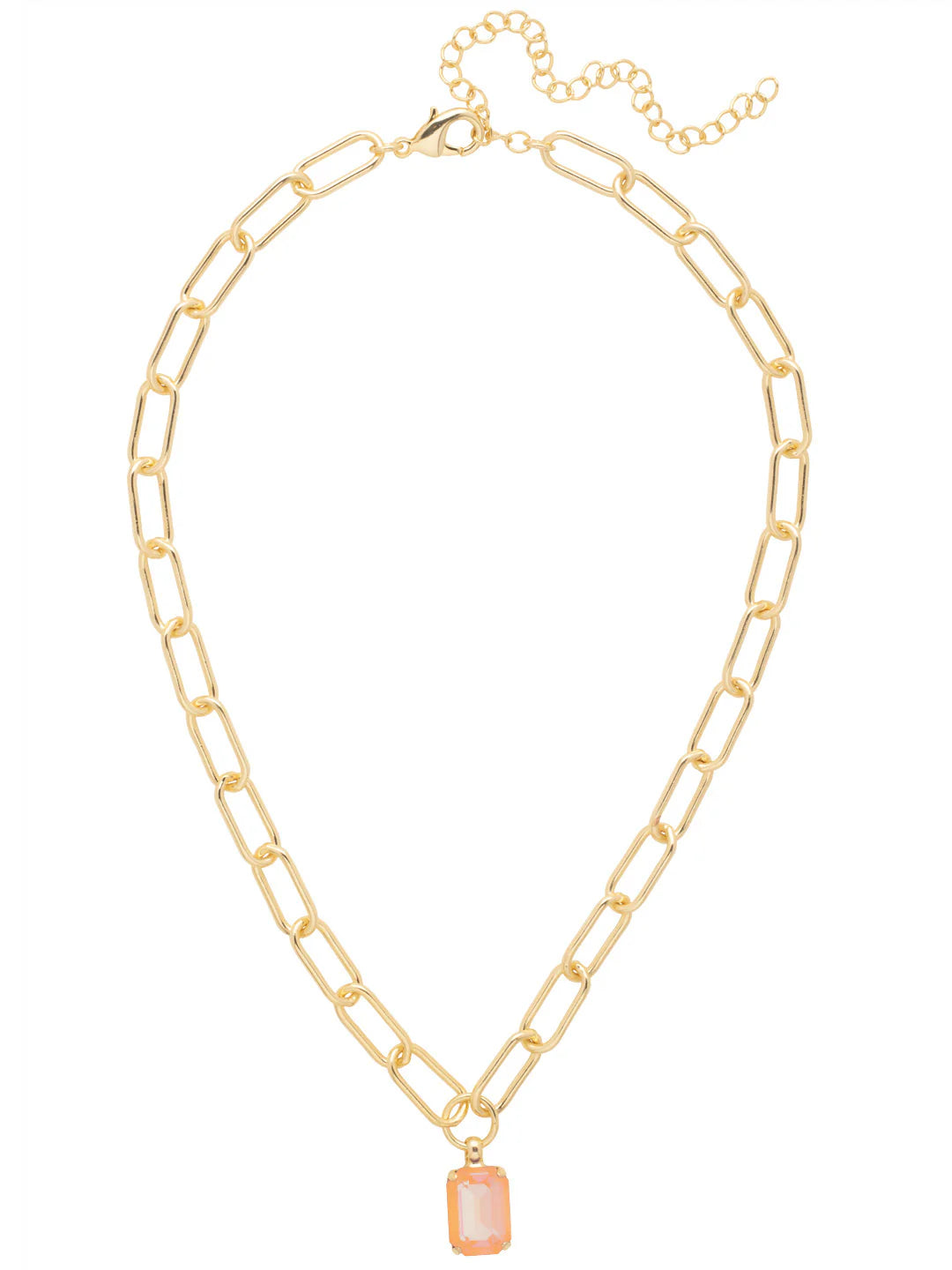 Nia Pendant Necklace- Peach Delite