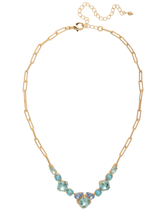 Izzy Tennis Necklace - Ocean