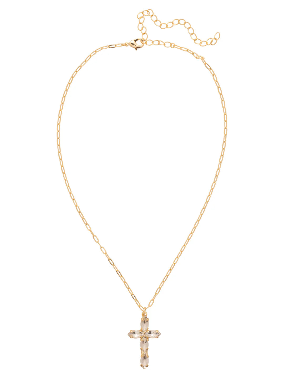 Clarissa Cross Pendant Necklace- NFY9BGCRY