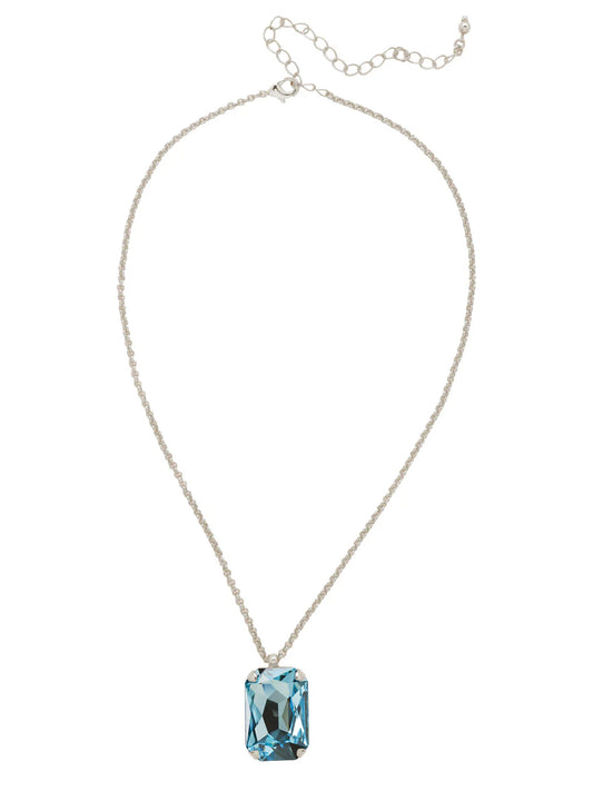 Viretta Pendant Necklace- Aquamarine