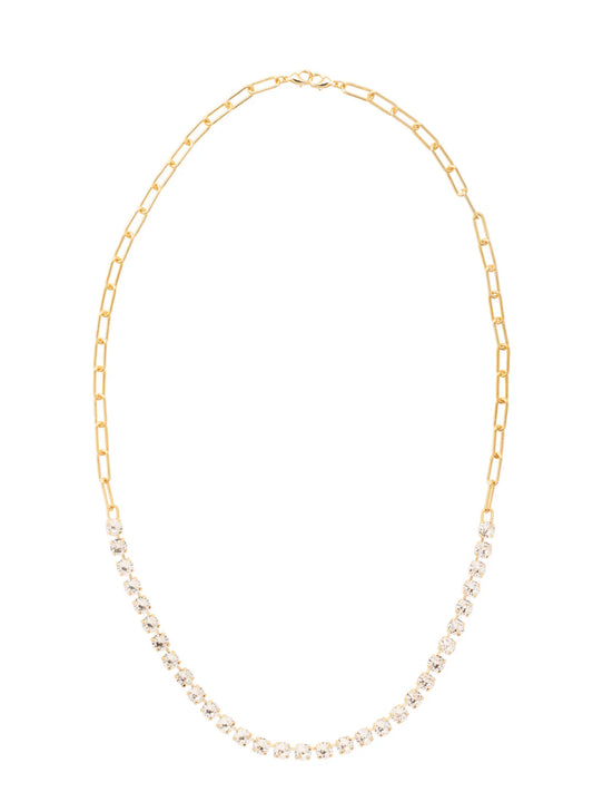 Talya Long Necklace- Crystal