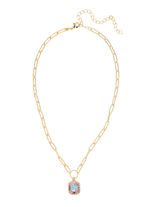 Octavia Scalloped Pendant Necklace- NGA1BGVL