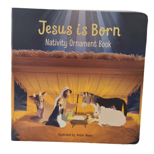 Jesus Is Born Nativity Ornament Book