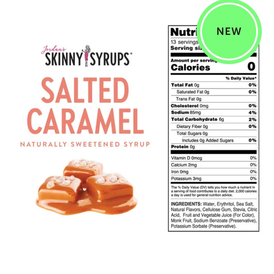 Salted Caramel Naturally Sweetened Skinny Syrup