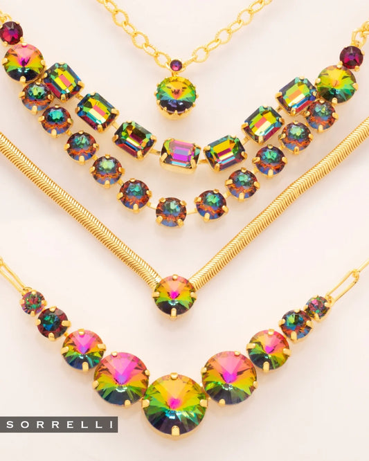 Regal Rivoli Pendant Necklace-Volcano