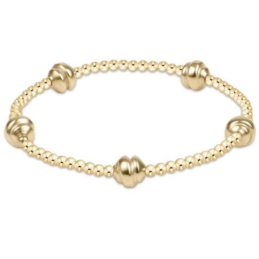 Admire Small Gold 2.5mm Bracelet-Gold