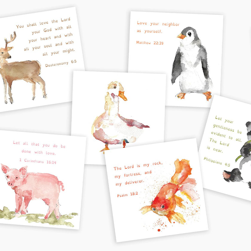 Prayer Cards for Children with Acrylic Stand