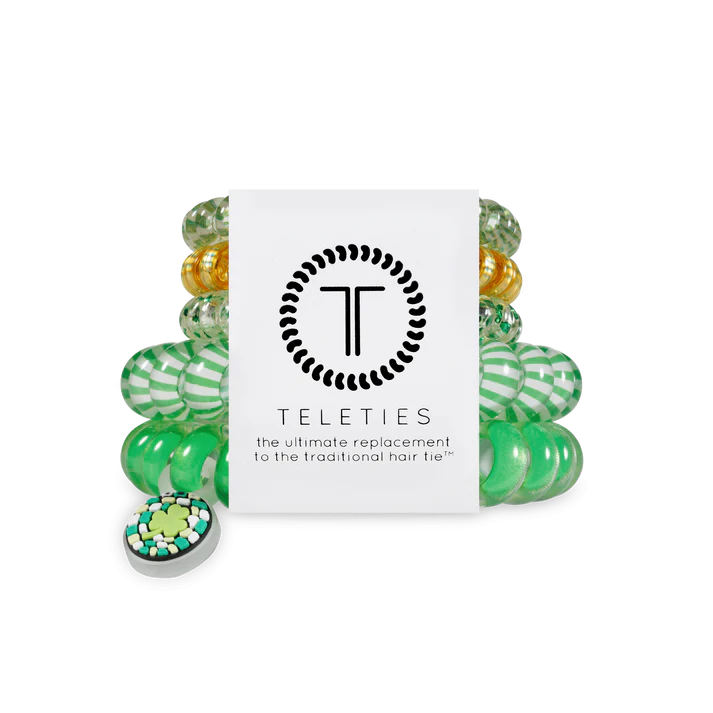 Dancing Green Mixed Hair Ties