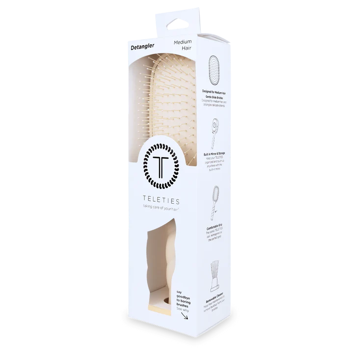 Detangler Hair Brush for Medium Hair-Tan