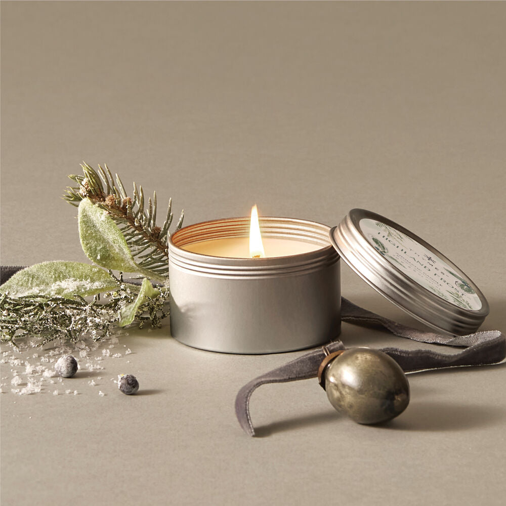 Highland Frost Tin Candles