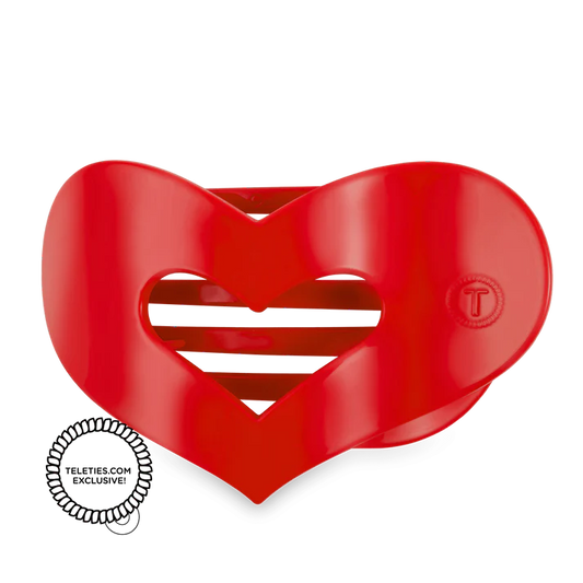 Red Heart Medium Flat Clip