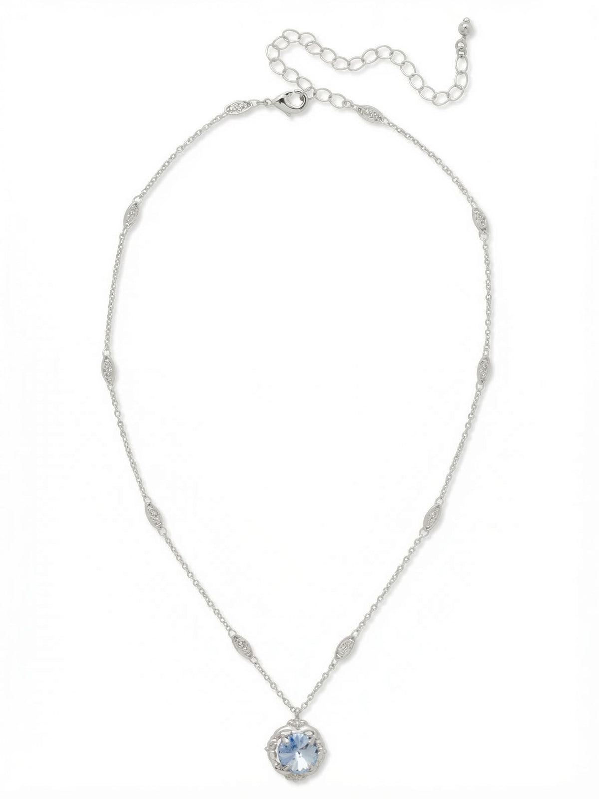 Lori Pendant Necklace - Light Sapphire