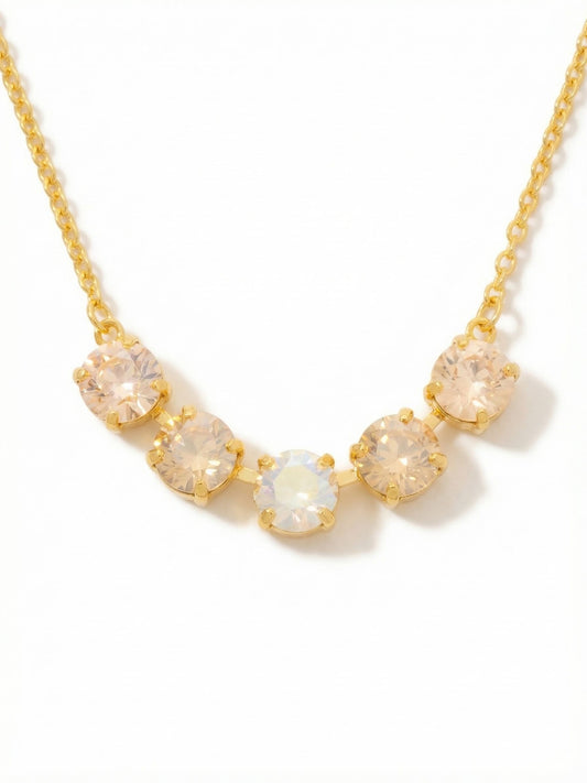 Shaughna Tennis Necklace - Golden Goddess