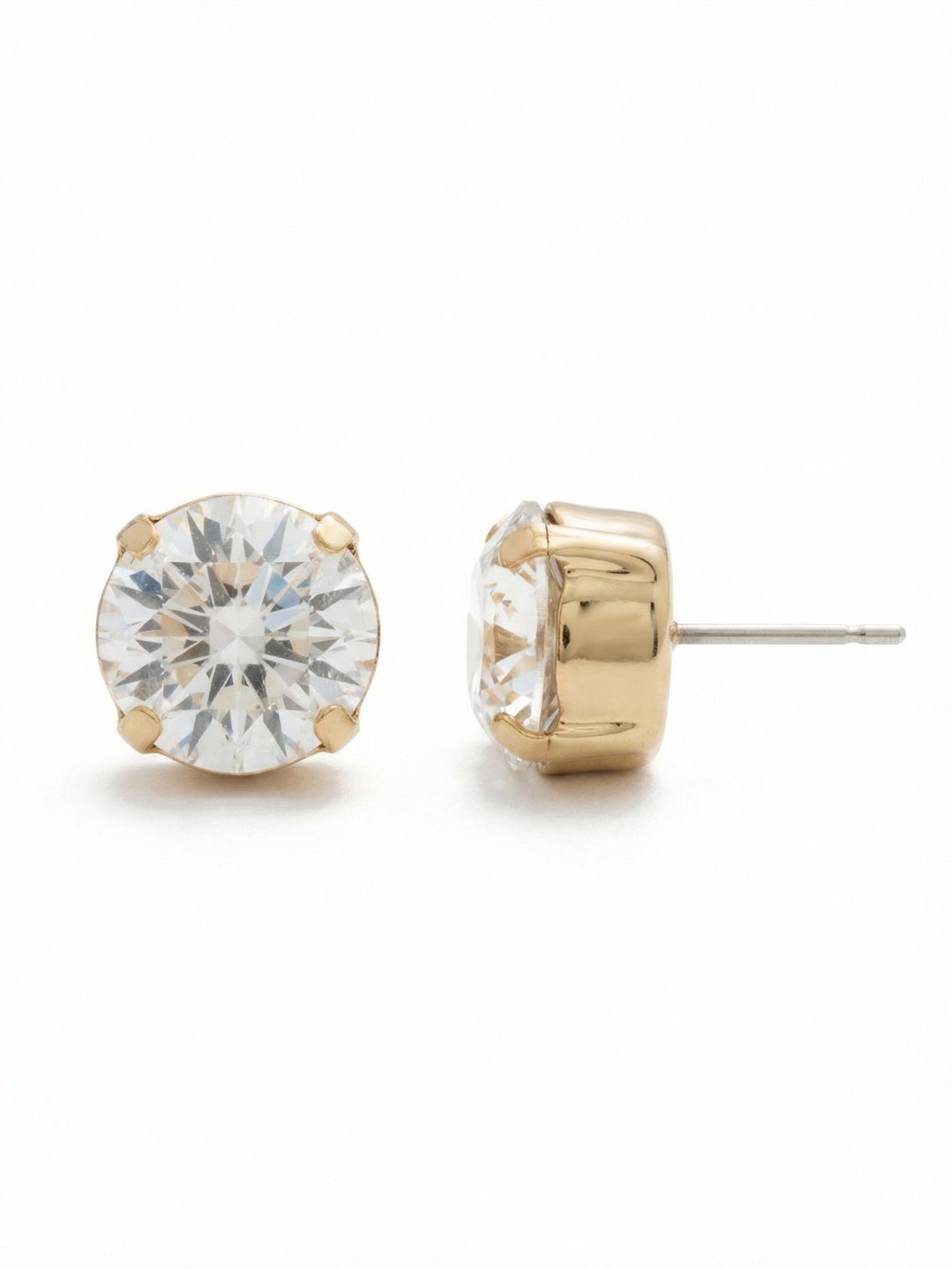London Stud Earrings- Crystal