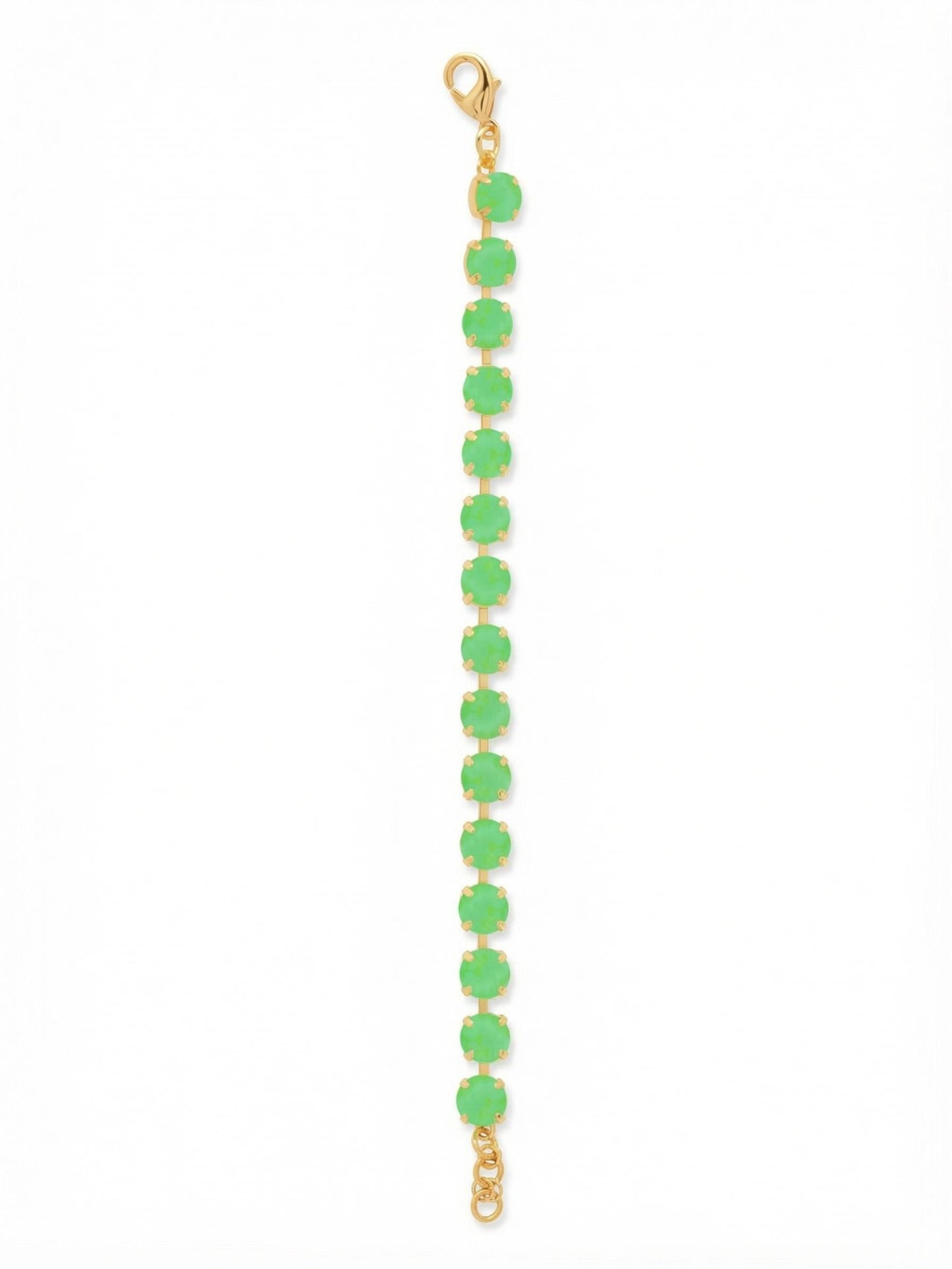 Sienna Tennis Bracelet-Electric Green