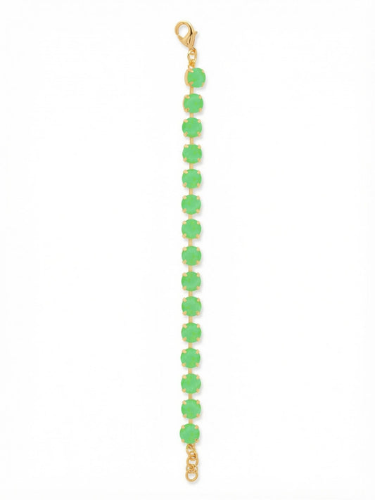 Sienna Tennis Bracelet-Electric Green