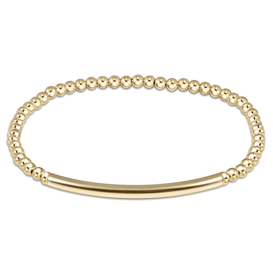 Bliss Bar 3mm Gold Bracelet