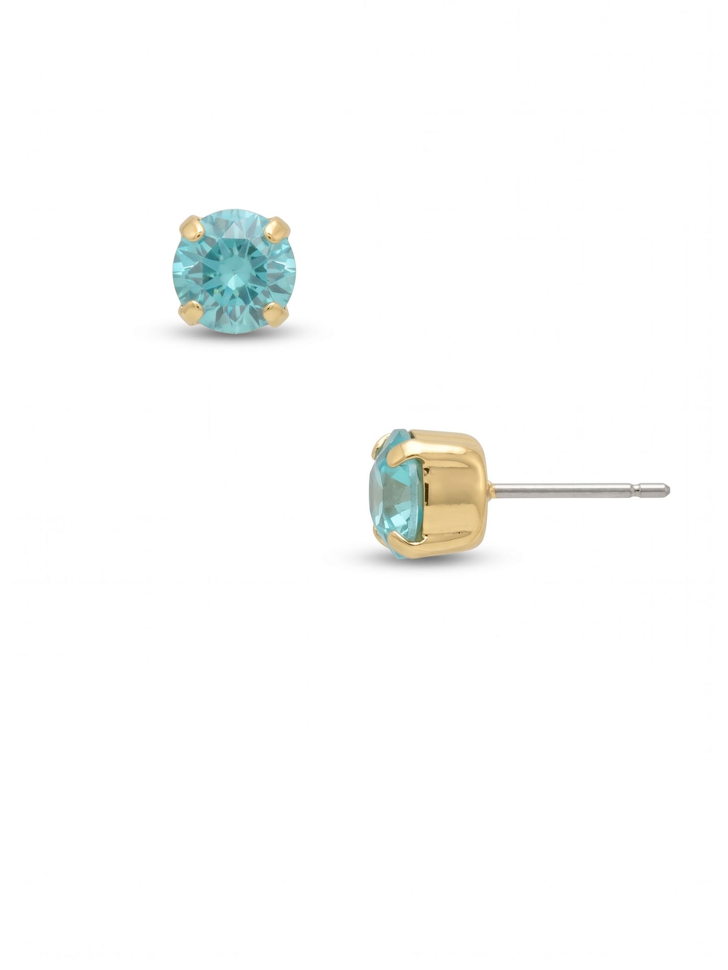 Simple Stud Earrings - Summer Blue Delite